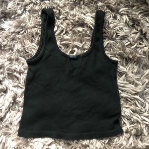 Brandy Melville Ribbed Crop Top